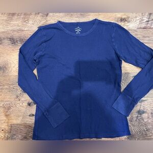 Old Navy Deep Blue Textured Top
